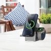 پایه شارژر مغناطیسی 15 وات گرین لاین مدل Power Trio 3in1 Wireless Charger