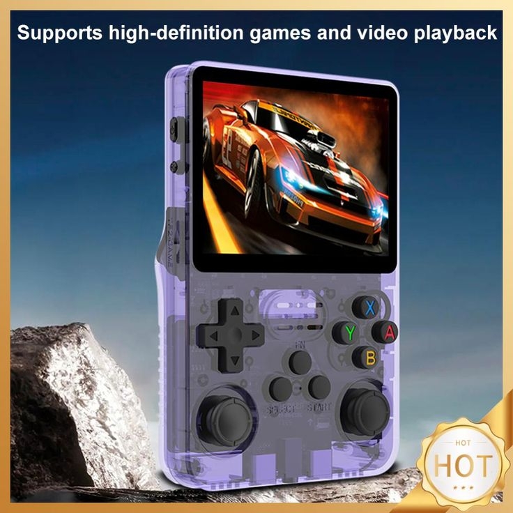 کنسول بازی دستی R36S پک اصلی همراه با گلس-اورجینال