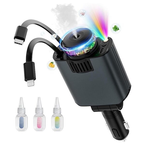 شارژر فندکی خودرو W&O مدل Starlight پنج کاره