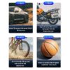 جامپ استارت خودرویی بهمراه پمپ باد و چراغ قوه شارژی پاورفول POWERFUL مدل T700