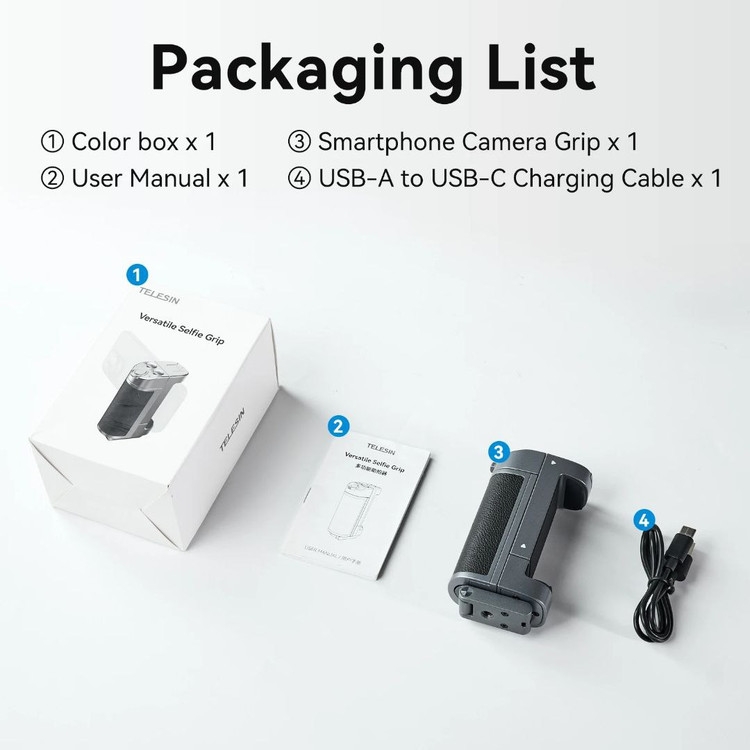 نگهدارنده سلفی موبایل تلسین مدل P1-MP-01 شارژی