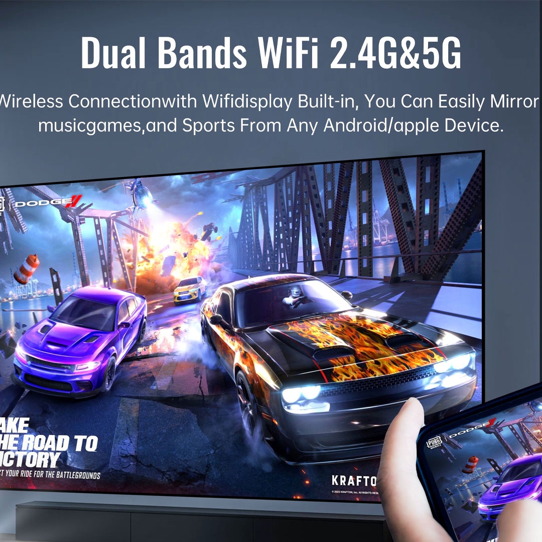 ویدئوپروژکتور قابل حمل شارژی اندرویدی H1P