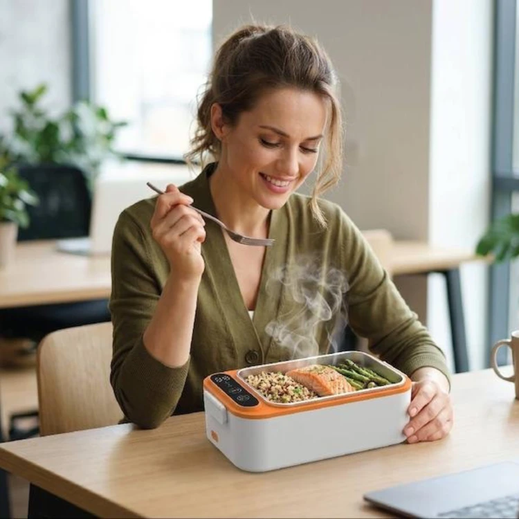 ظرف و گرم کن غذای شارژی پورودو مدل Lite Lunch PDLFSTDA01