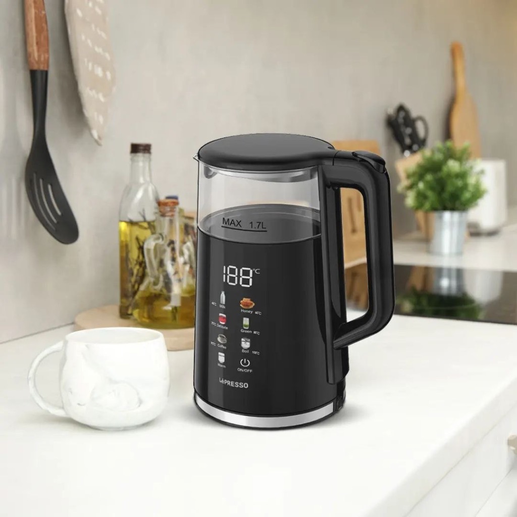 کتری برقی هوشمند لپرسو 1.7 لیتری مدل LPCFFM0037 LePresso LPCFFM0037 Smart Electric Kettle 1.7L