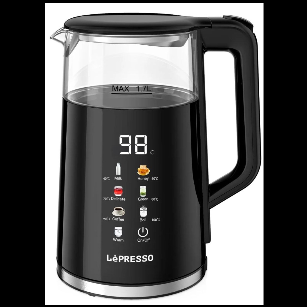 کتری برقی هوشمند لپرسو 1.7 لیتری مدل LPCFFM0037 LePresso LPCFFM0037 Smart Electric Kettle 1.7L