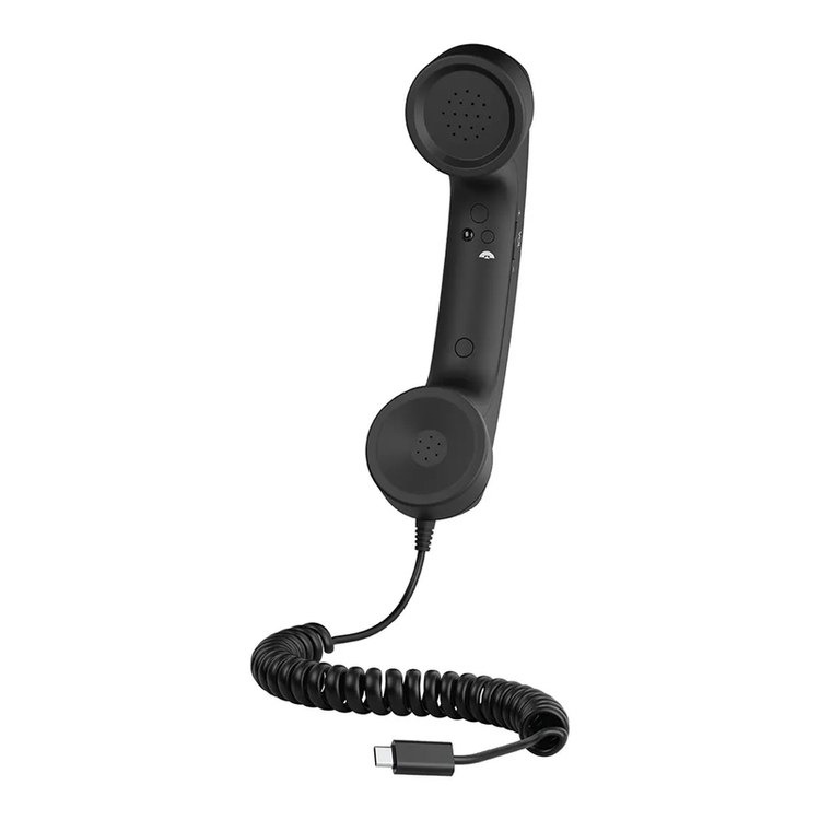 گوشی کلاسیک رومیزی پرودو مدل PD569BK با کانکتور Type-C