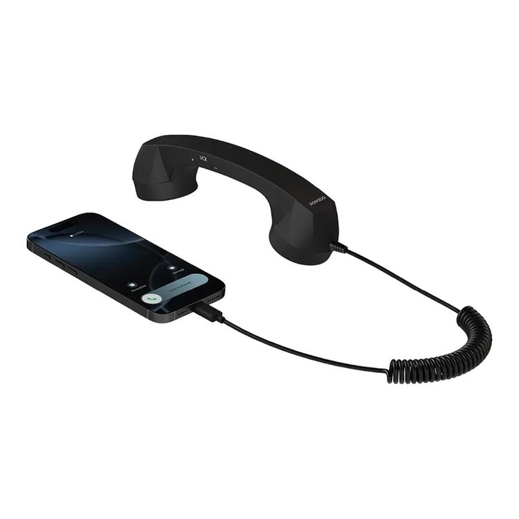 گوشی کلاسیک رومیزی پرودو مدل PD569BK با کانکتور Type-C