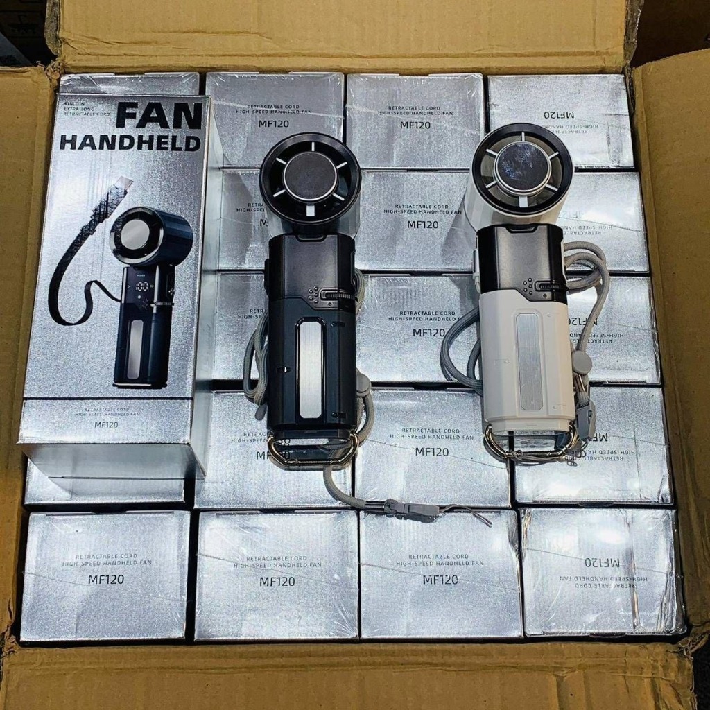 پنکه دستی خنک کننده مدل MF120 با قابلیت پاوربانک
