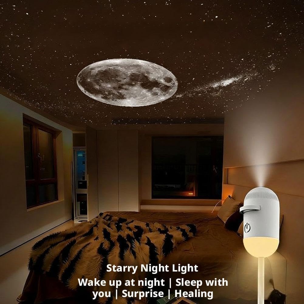 چراغ خواب و پروژکتور کهکشانی 12 دیسک Starry Sky