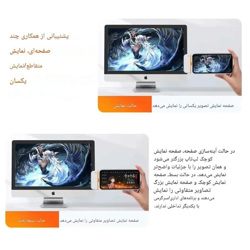 دانگل و فرستنده بی سیم انتقال تصویر مدل CHD09-HD-TX-RX