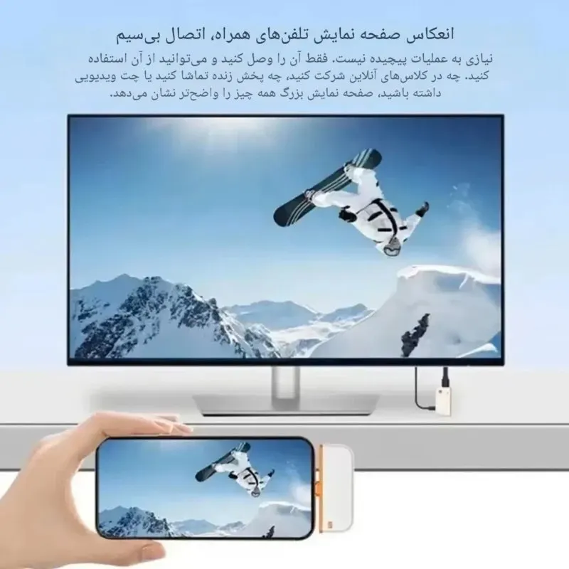 دانگل و فرستنده بی سیم انتقال تصویر مدل CHD09-HD-TX-RX